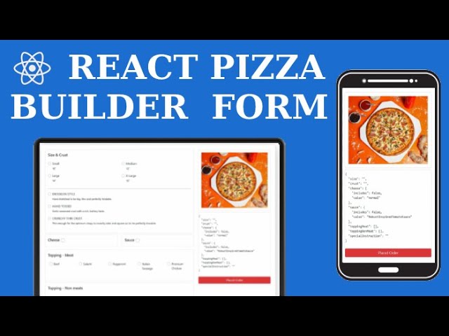 React Formik & React-Bootstrap - Pizza Builder Form