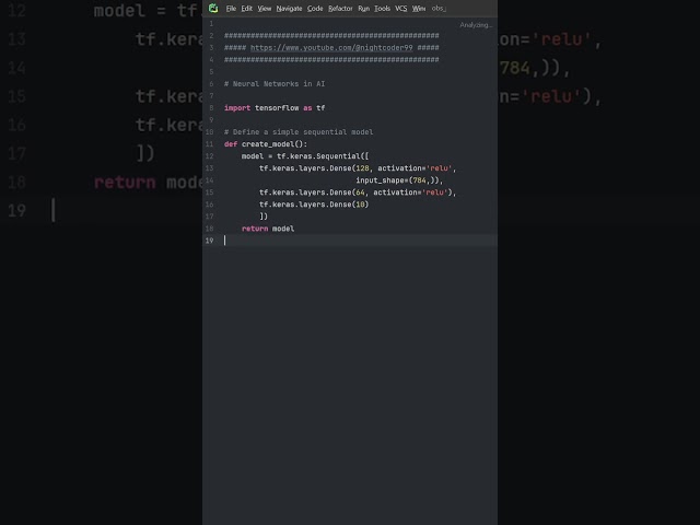 Neural Networks in AI #python #code #coding
