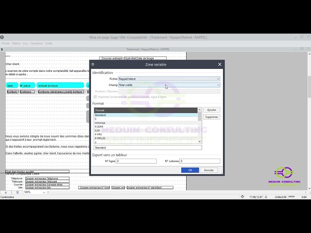2 Printing, optimizing, and linking a payment reminder letter to a customer
