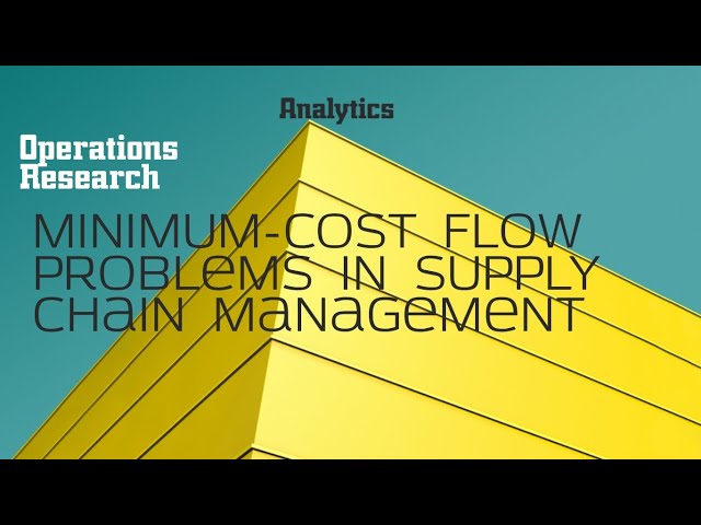 Minimum Cost Flow Problem of Hillier and Hillier