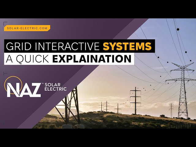 Grid Interactive Systems - A quick explaination