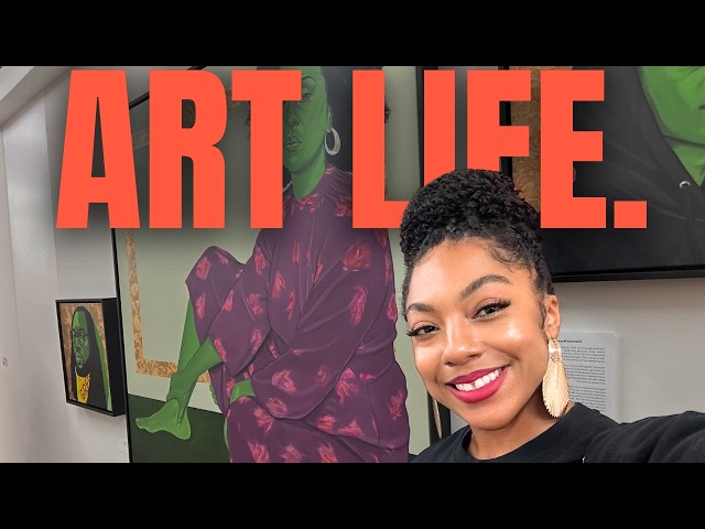 LIFE OF A FINE ARTIST 🎨 Dallas Art Fair + African American Museum of Art