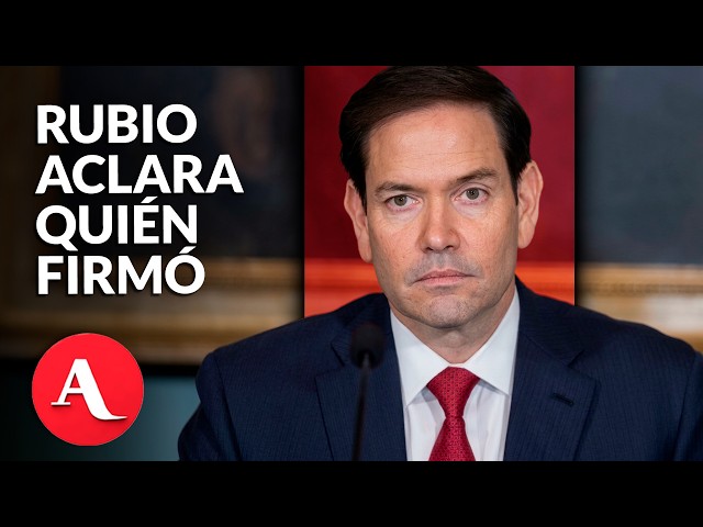 Marco Rubio explica acuerdo petrolero de Estados Unidos sobre Venezuela