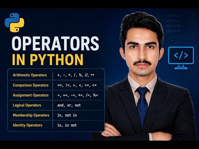 Arithmetic and Comparison Operators in Python | Python Basics | Class 10 & 9 |
