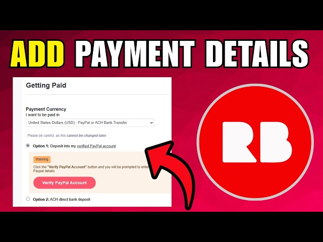 How To Add Payment Details To Redbubble Account (2026) (Best Method)