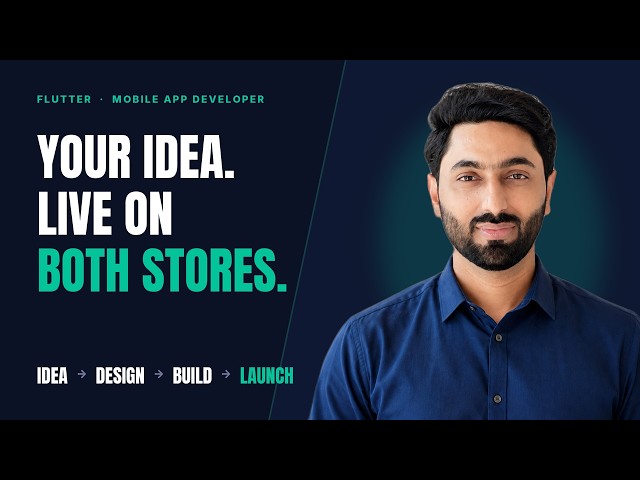 Hire mobile app developer | Flutter | Your Idea, Live on Both Stores