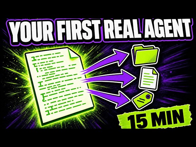 Build Your First Real AI Agent in 15 Minutes — No Framework | AI Agents Course, Part 0