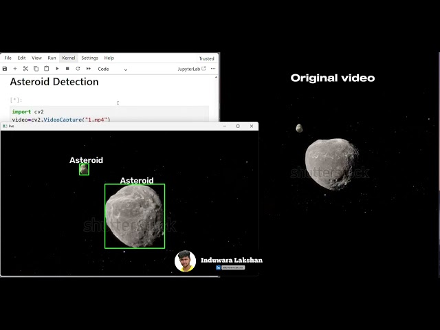 🚀 My First Computer Vision Project — Asteroid Detection
