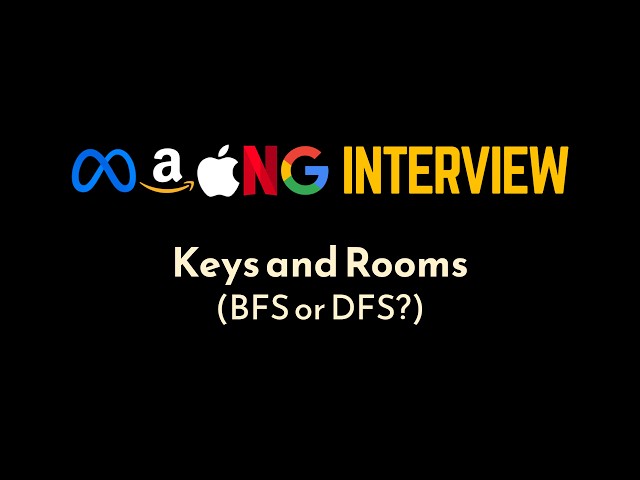 BFS vs DFS Explained in One Problem (Keys and Rooms) | LeetCode 841 | Geekific