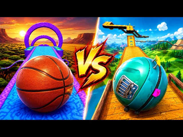 Going Balls VS Going Balls 🔥 Which Ball Will Survive? 😱 #goingballs 