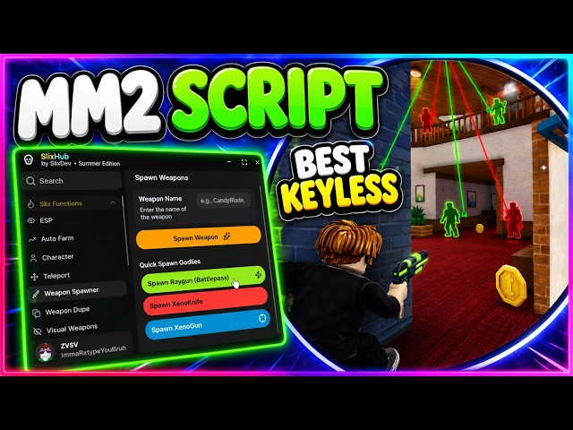 💀 BEST Murder Mystery 2 SCRIPT | KILL ALL + AIMBOT + ESP (NO KEY!)