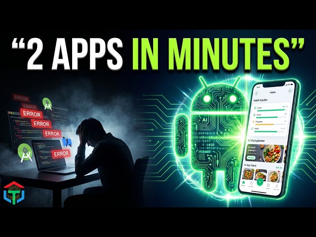 Build 2 Real Android Apps With AI Prompt in Minutes (Free & No Coding Needed)