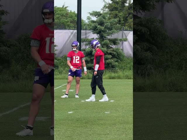J.J. McCarthy During Vikings First OTA Practice 🏈
