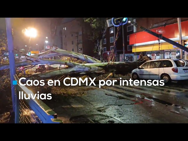 Chaos in CDMX | RAINS collapse Metro and Metrobús; thousands left stranded