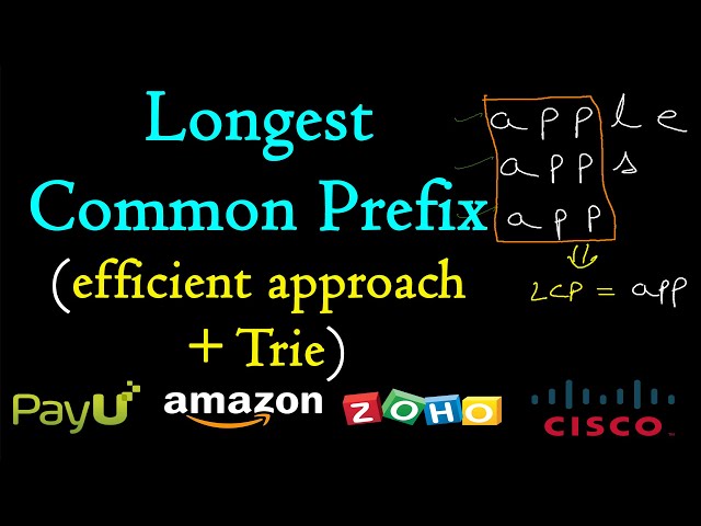 Longest common prefix
