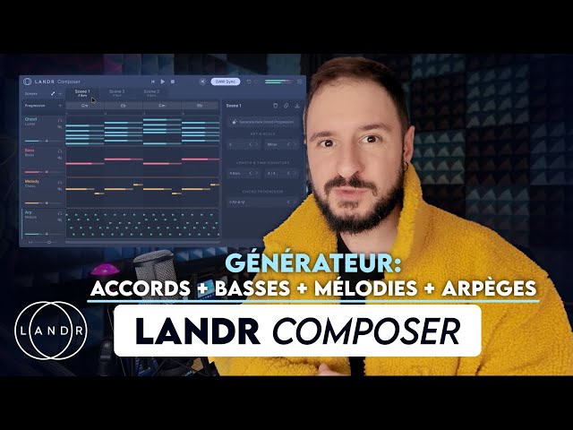 LANDR Composer Tutorial: How to generate chords, bass lines, and melodies with AI?