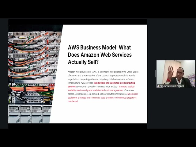 Webinar on Amazon Web Services (AWS): A Landmark Case on Cloud Computing Taxation - 24062026