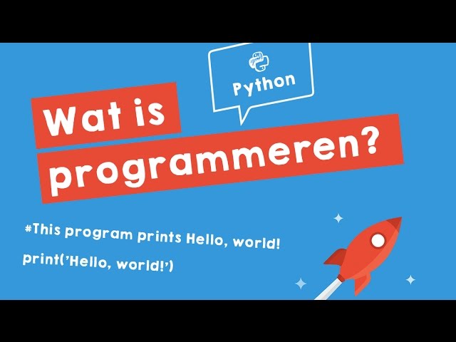 Wat is programmeren? (uitgelegd in 1 minuut)