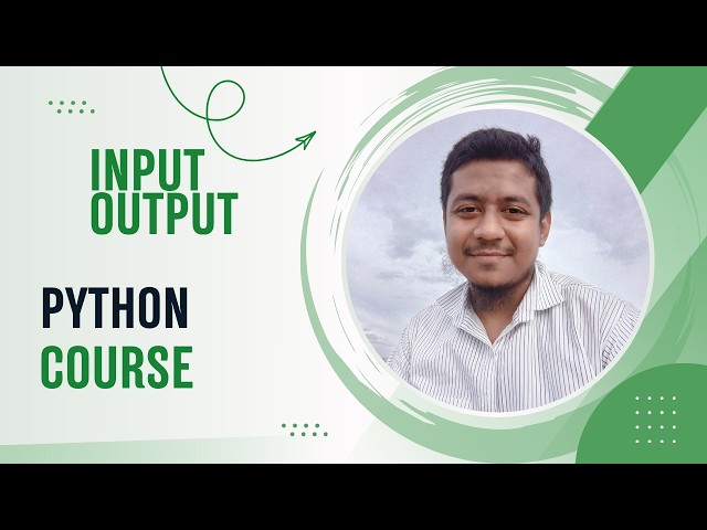 3. Input & Output in Python | Bangla