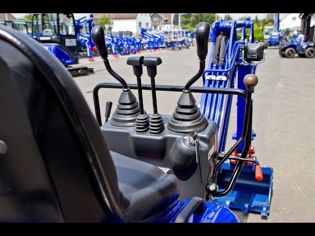 Minibagger mieten - Hitachi ZX 10U 2 Bedienung
