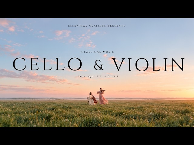 Cello & Violin for Quiet Hours - String Classical Music | Vivaldi, Beethoven, Bach...