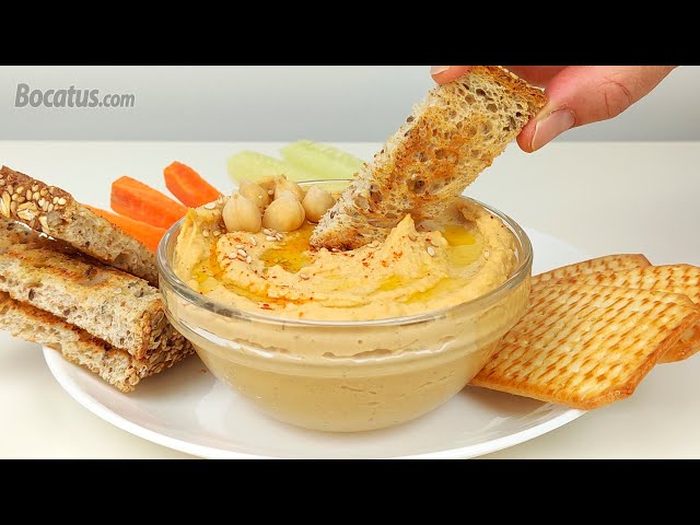 How to make Homemade Chickpeas Hummus [eng-subs]