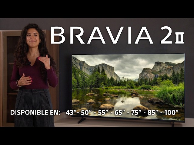 BRAVIA 2 II de Sony | El Smart TV 4K con colores vivos y Google TV que te lleva el cine a casa