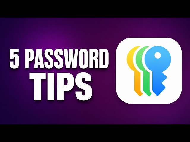 5 Password App Tips Every iPhone User Should Know