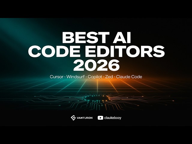 Best AI Code Editors in 2026 — Cursor vs Windsurf vs Copilot vs Zed vs Claude Code
