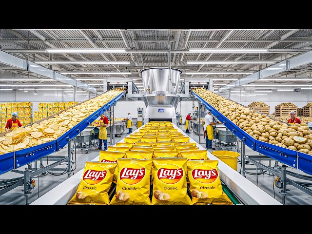 How Lay's Potato Chips Are Made In Factory