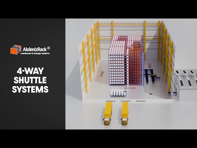 AkdenizRack 4-Way Shuttle Systems - AS/RS