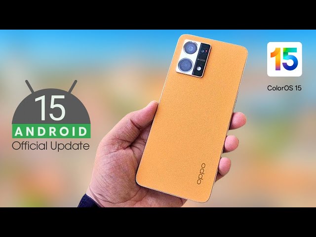 Oppo F21 Pro 4G Android 15 ColorOS 15 Update