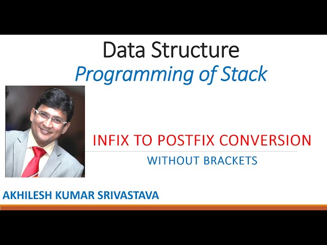 Infix to Postfix conversion - Programming in C ( Part 1: Expression without bracket)
