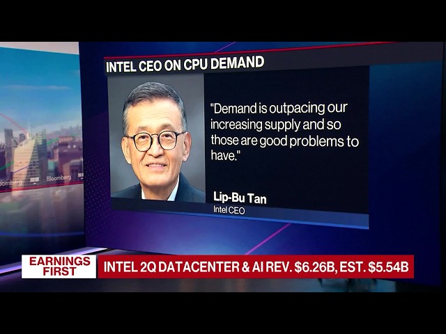 Intel Shares Surge After Revenue Shatters Estimates