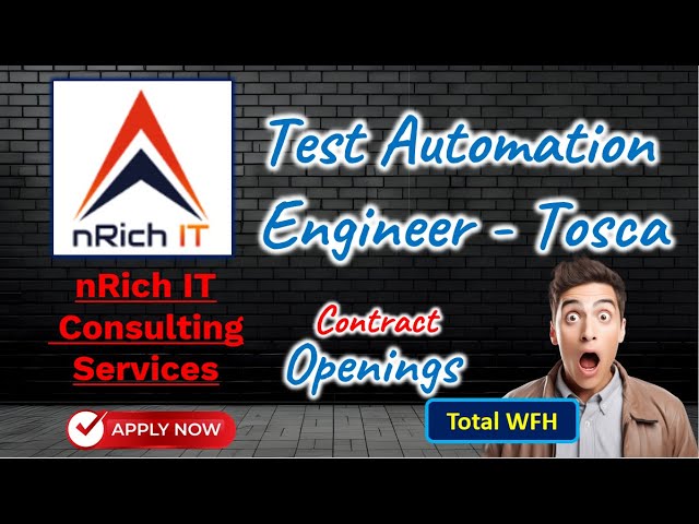 Job Openings for Test Automation Engineer - Tosca profiles