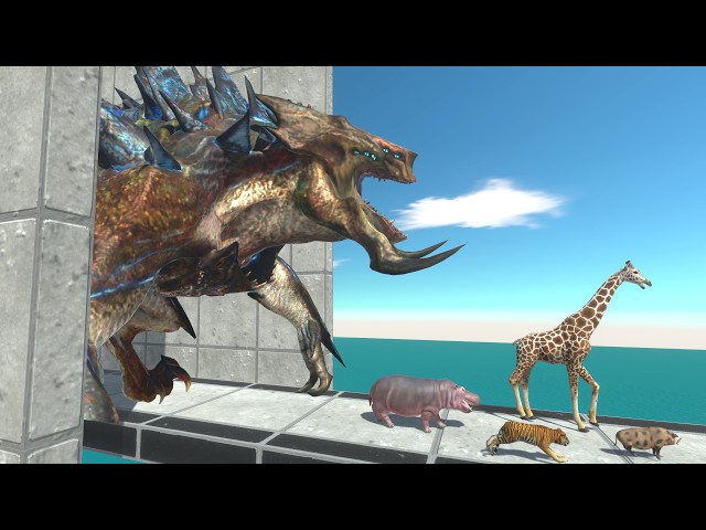 Run Fast to Escape the Rampaging Mega Kaiju in the Dangerous Tunnel - Can Any Unit Survive?