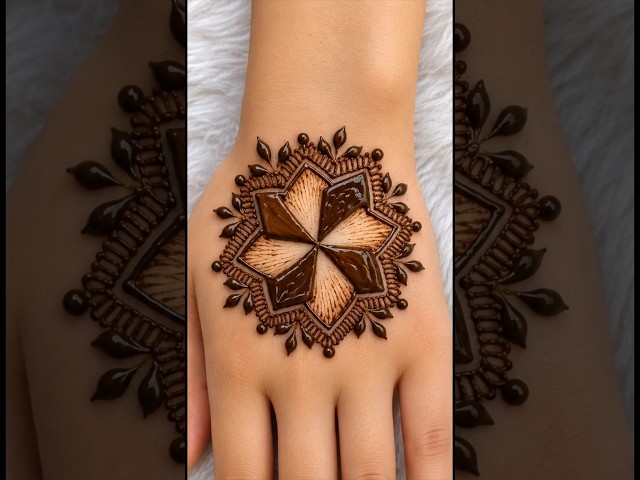 Very easy new stylish gol tikki mehndi design|mehndi design|mehandi design|mehandi|beginners mehndi|