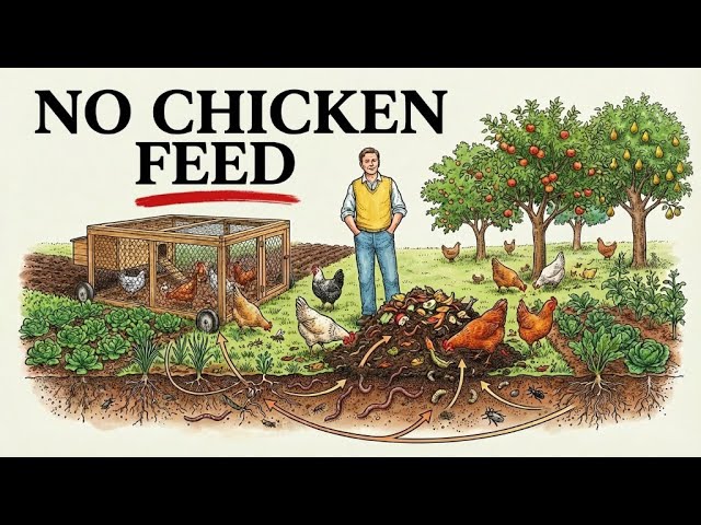FREE Chicken Feed All Year: The 3-System Homestead Method