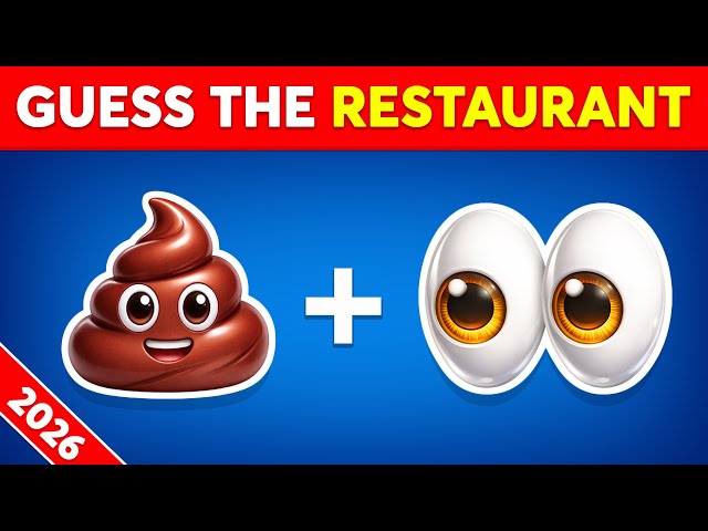 Guess the Fast Food Restaurant by Emoji? 🍔 Fast Food Emoji Quiz