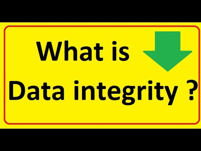 What is Data integrity ?