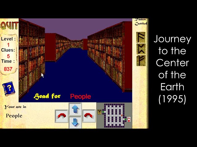 Journey To The Center Of The Earth (1995) - Library Labyrinth