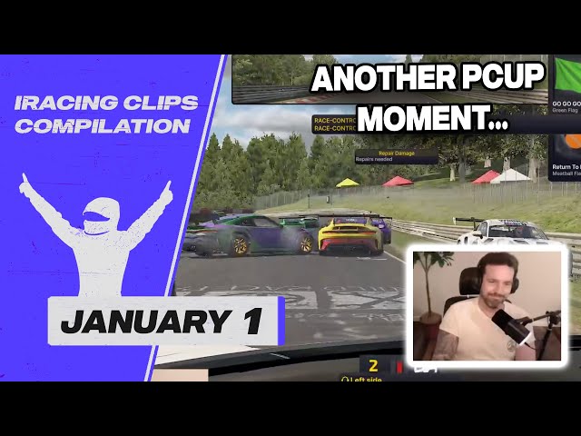 January 1 Highlights | iRacing Clips Compilation