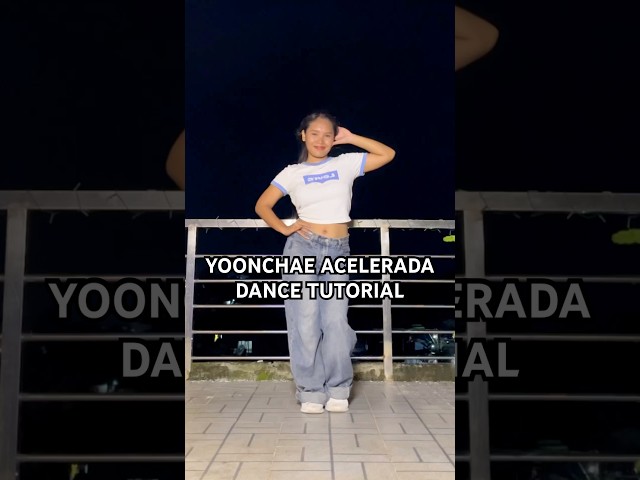 KATSEYE Yoonchae ‘ACELERADA’ Dance Tutorial Slow and Mirrored #KATSEYE #dancebreak #dancechallenge