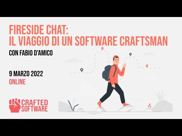 Fireside Chat: Il Viaggio di un Software Craftsman con Fabio D'Amico