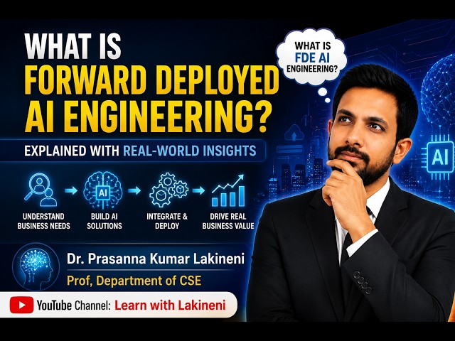 Forward Deployed AI Engineer Explained in Telugu | AI Career of the Future | Telugu #FDE
