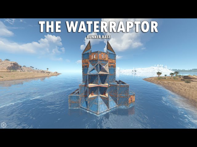 THE WaterRaptor BUNKER RUST BASE SOLO/DUO