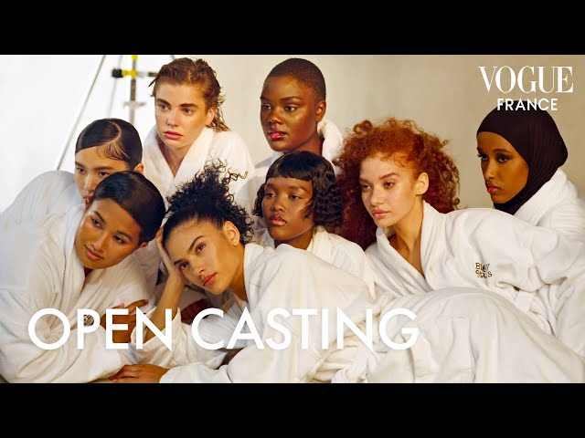 "Me, a model? Never!": A behind-the-scenes look at the Open Casting | Vogue France