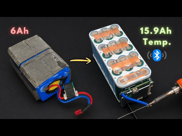 MEGA UPGRADE | Full Custom Battery Pack Assembly #diy