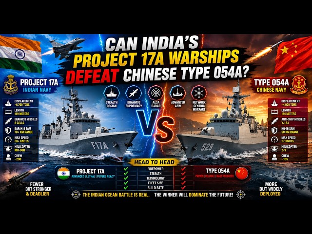 Can India's Project 17A Frigates Defeat Chinese Type 054A? #defence #india #warships
