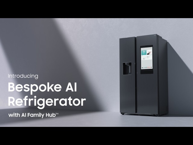 Introducing Bespoke AI Refrigerator Side-by-Side | AI Family Hub™ | Samsung